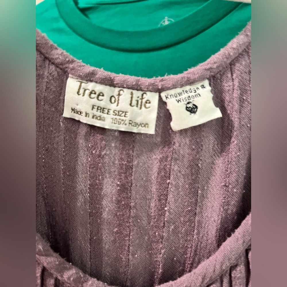Tree of Life Lavender Rayon Dress